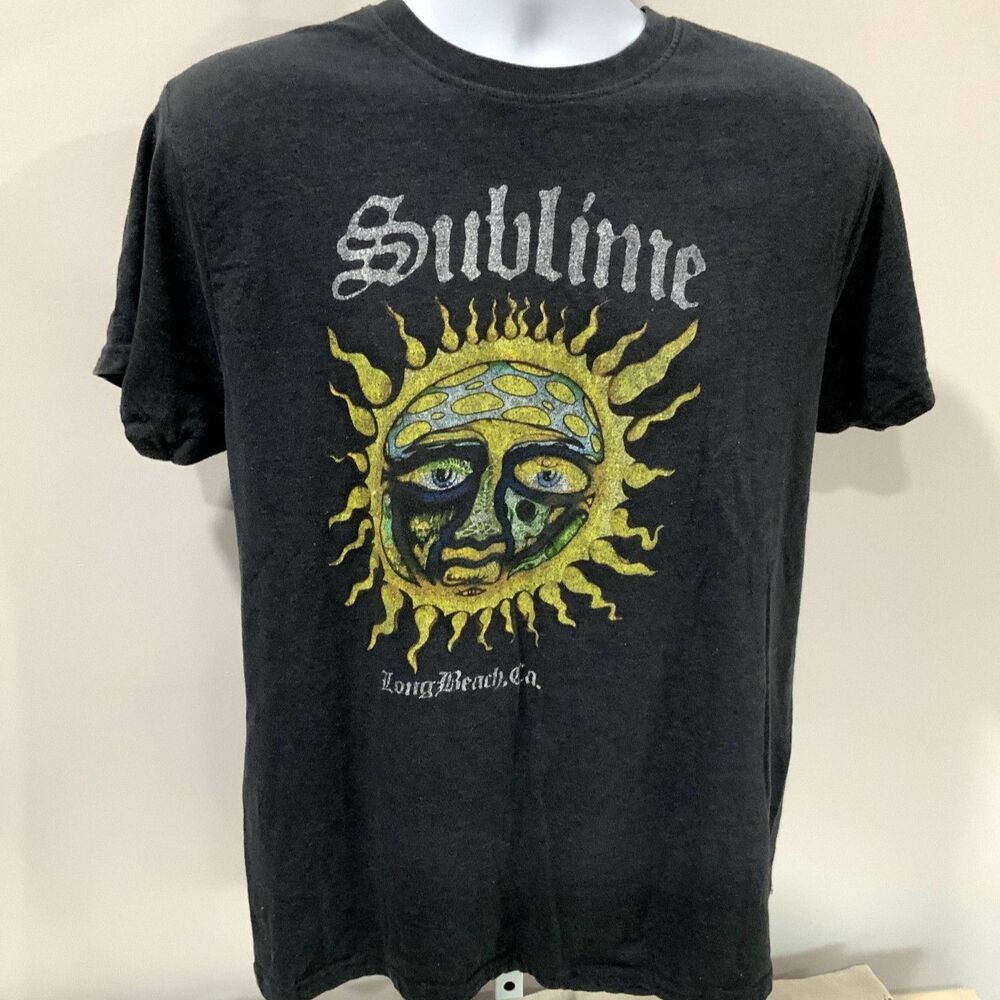 Y2K Sublime Band Shirt in Gray Size XXL